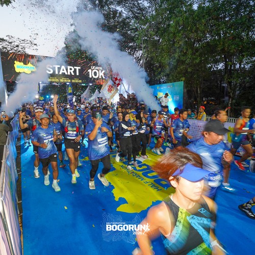 Race photo from BOGORUN 2026