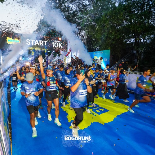 Race photo from BOGORUN 2026