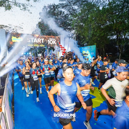 Race photo from BOGORUN 2026