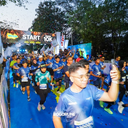 Race photo from BOGORUN 2026