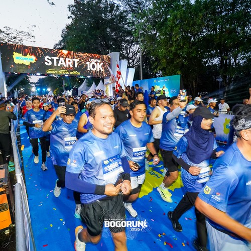 Race photo from BOGORUN 2026