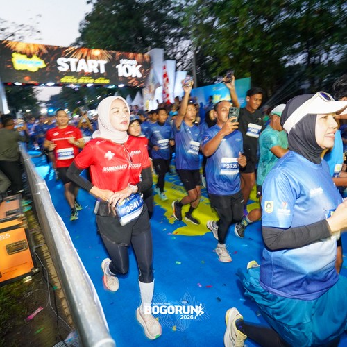 Race photo from BOGORUN 2026
