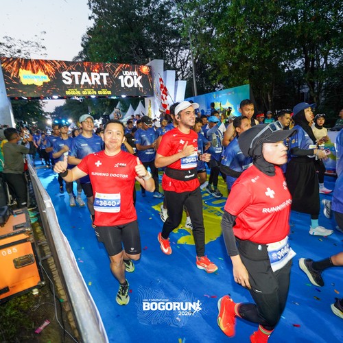 Race photo from BOGORUN 2026