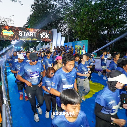 Race photo from BOGORUN 2026