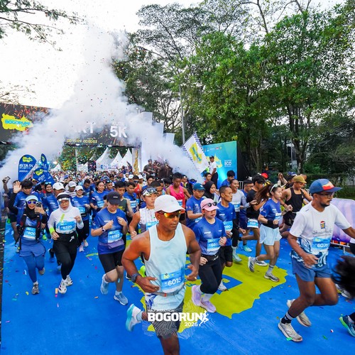 Race photo from BOGORUN 2026