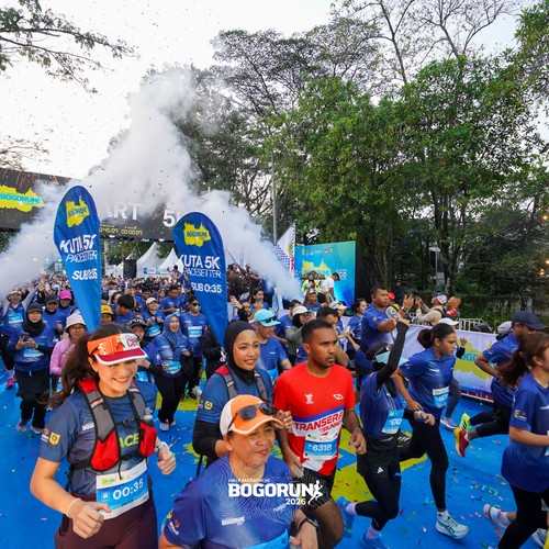 Race photo from BOGORUN 2026