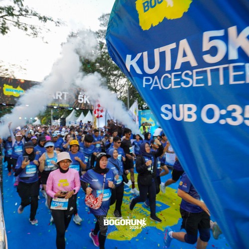 Race photo from BOGORUN 2026