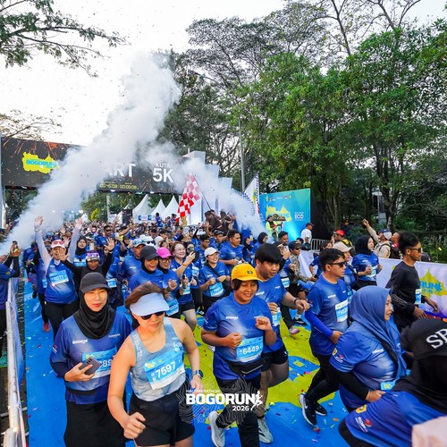 Race photo from BOGORUN 2026