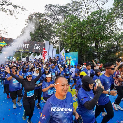 Race photo from BOGORUN 2026