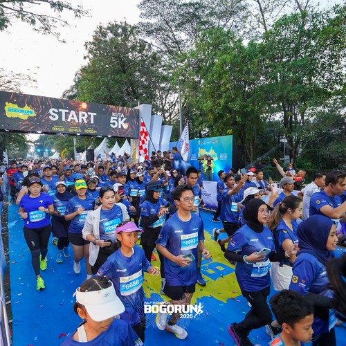 Race photo from BOGORUN 2026