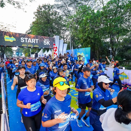 Race photo from BOGORUN 2026