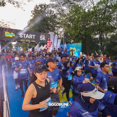 Race photo from BOGORUN 2026