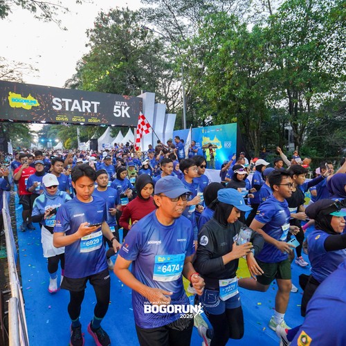 Race photo from BOGORUN 2026