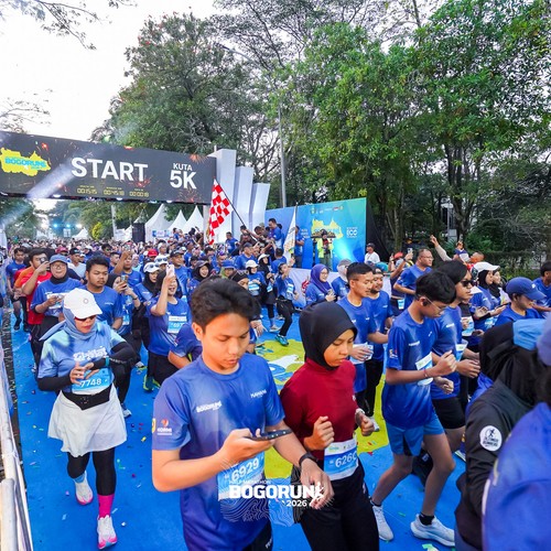 Race photo from BOGORUN 2026
