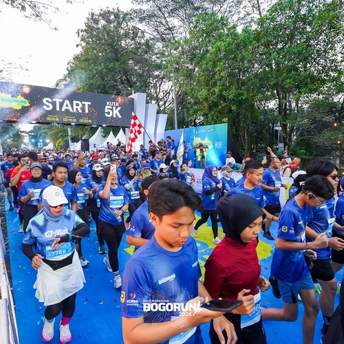 Race photo from BOGORUN 2026