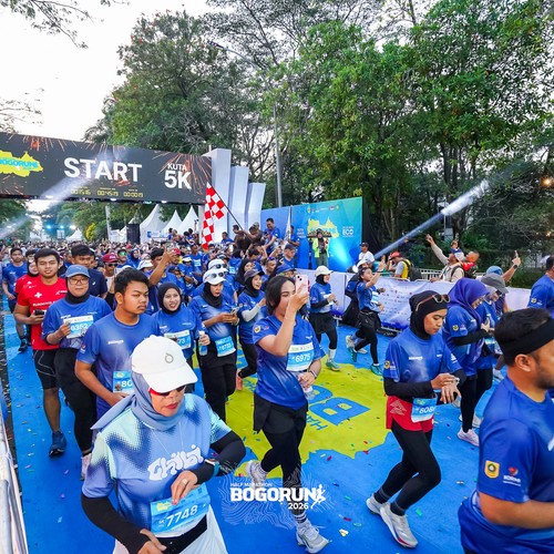 Race photo from BOGORUN 2026