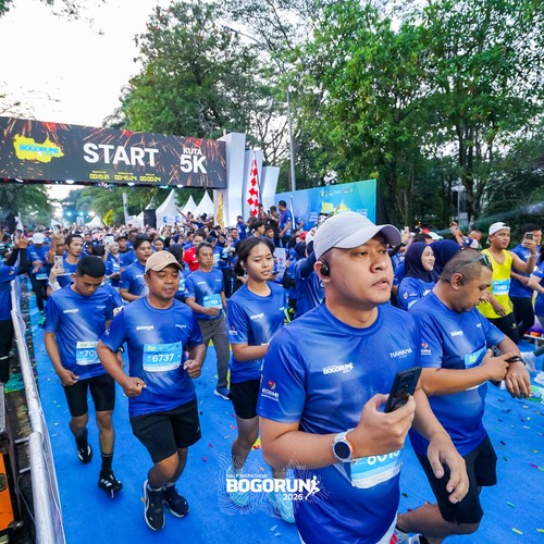 Race photo from BOGORUN 2026