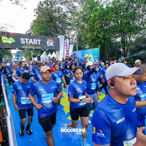 Race photo from BOGORUN 2026