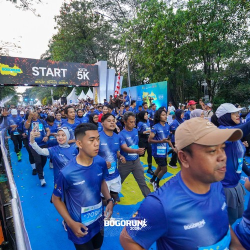 Race photo from BOGORUN 2026