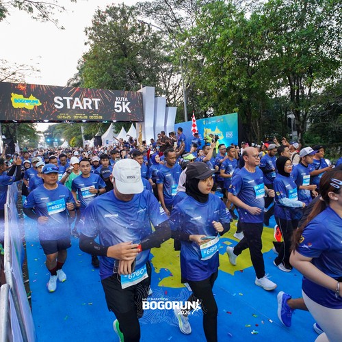 Race photo from BOGORUN 2026
