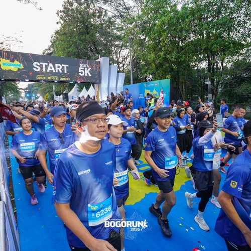 Race photo from BOGORUN 2026