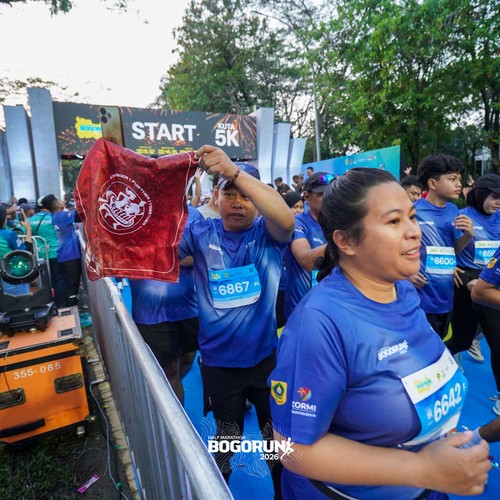 Race photo from BOGORUN 2026