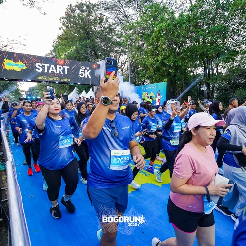 Race photo from BOGORUN 2026