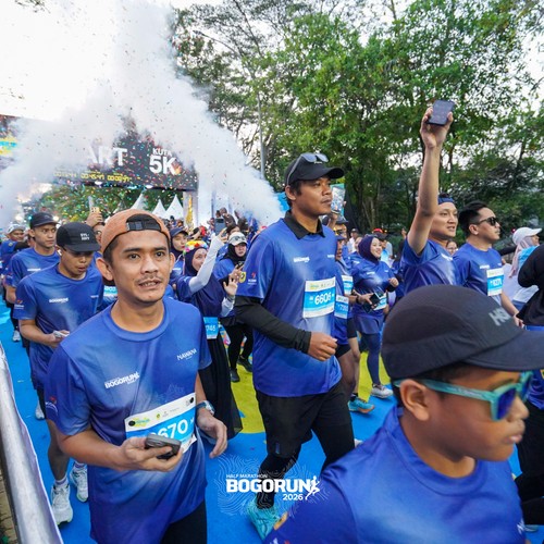 Race photo from BOGORUN 2026
