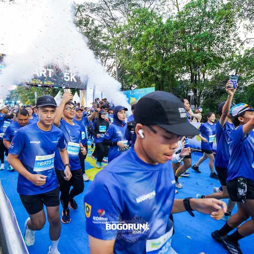 Race photo from BOGORUN 2026