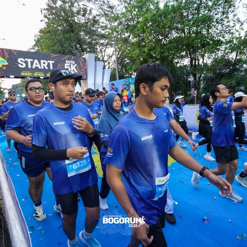 Race photo from BOGORUN 2026