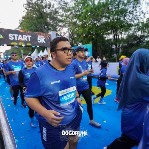 Race photo from BOGORUN 2026