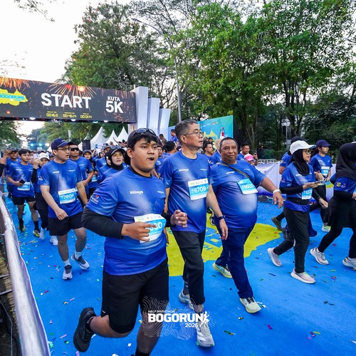 Race photo from BOGORUN 2026