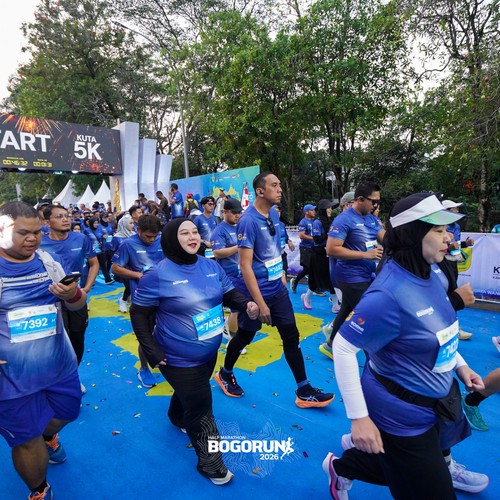 Race photo from BOGORUN 2026
