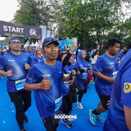 Race photo from BOGORUN 2026