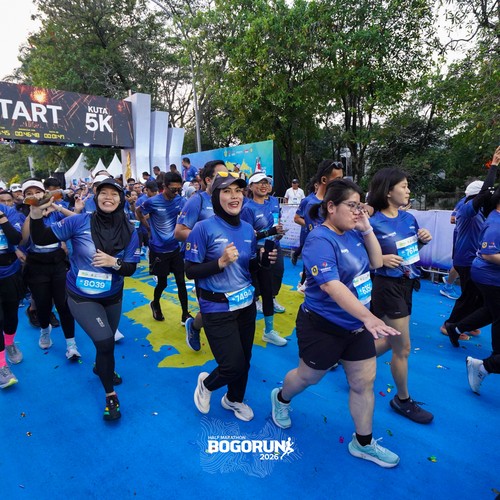 Race photo from BOGORUN 2026