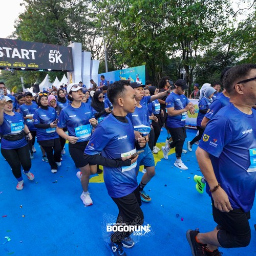 Race photo from BOGORUN 2026