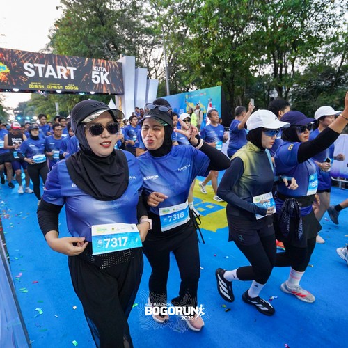 Race photo from BOGORUN 2026