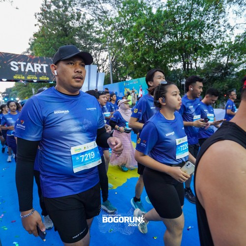 Race photo from BOGORUN 2026