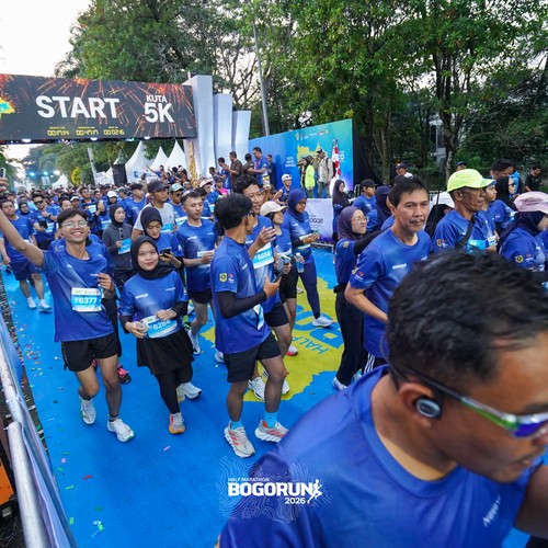 Race photo from BOGORUN 2026