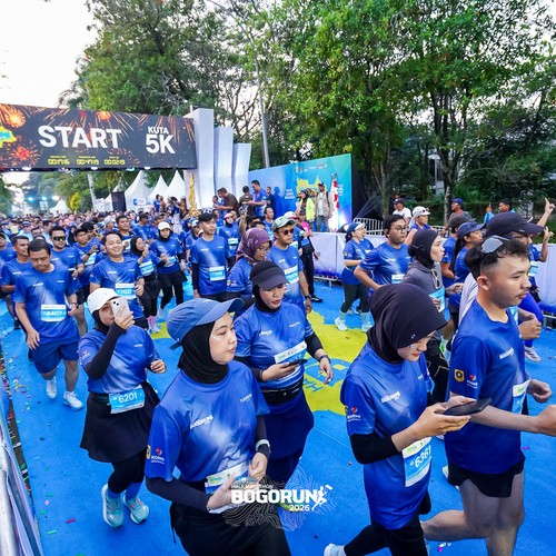 Race photo from BOGORUN 2026