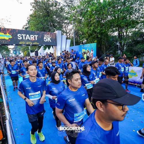 Race photo from BOGORUN 2026