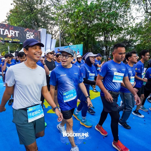 Race photo from BOGORUN 2026