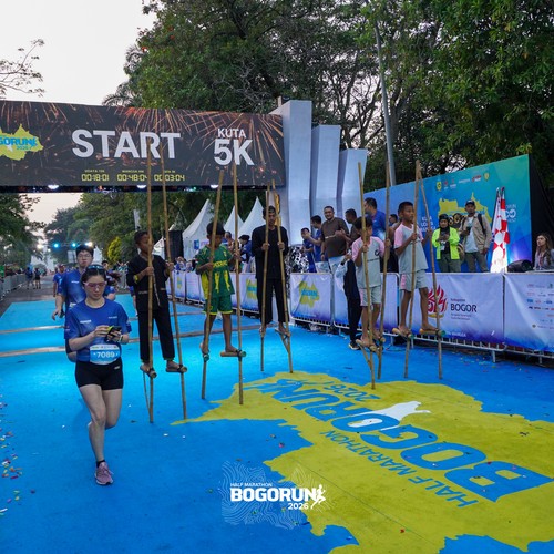 Race photo from BOGORUN 2026
