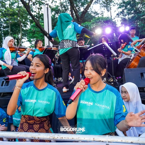 Race photo from BOGORUN 2026
