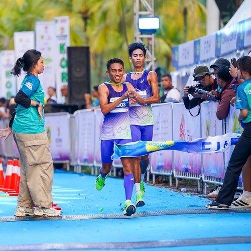 Race photo from BOGORUN 2026