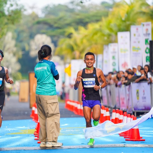 Race photo from BOGORUN 2026