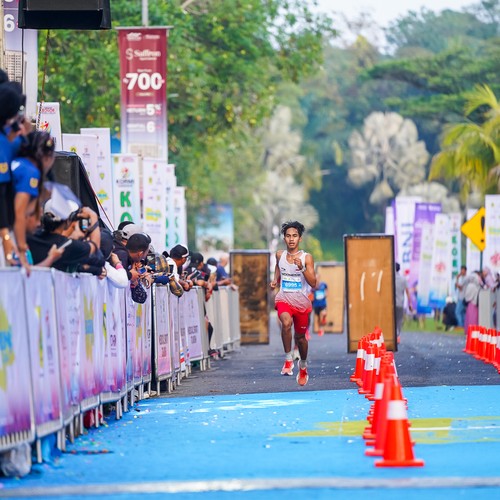 Race photo from BOGORUN 2026