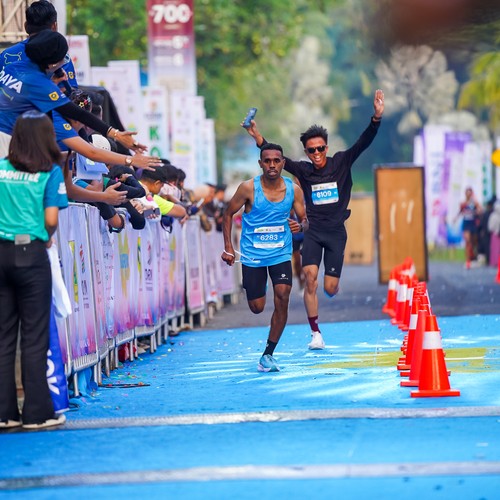 Race photo from BOGORUN 2026