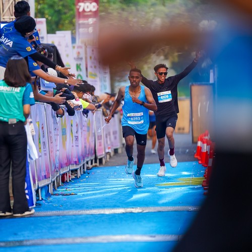 Race photo from BOGORUN 2026