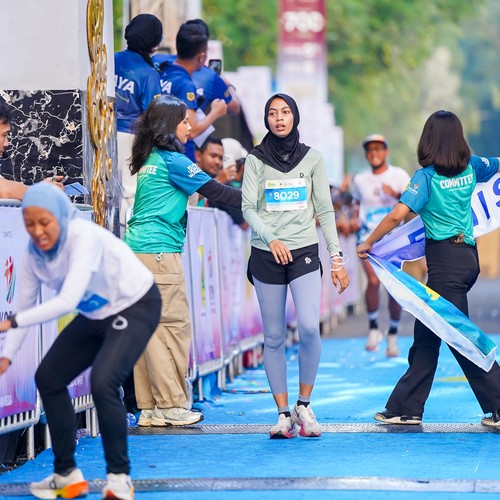 Race photo from BOGORUN 2026